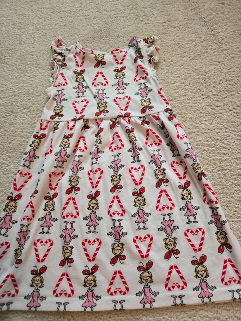 Girls Hanna Andersson Grinch themed nightgown size 5